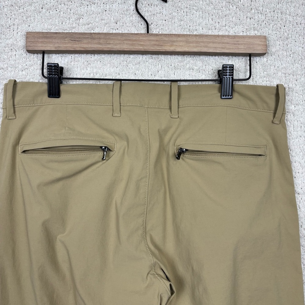 J. Crew Pants Mens 32x32 (33x31.5) Khaki Stretch Slim Flat Front Professional - Picture 6 of 15